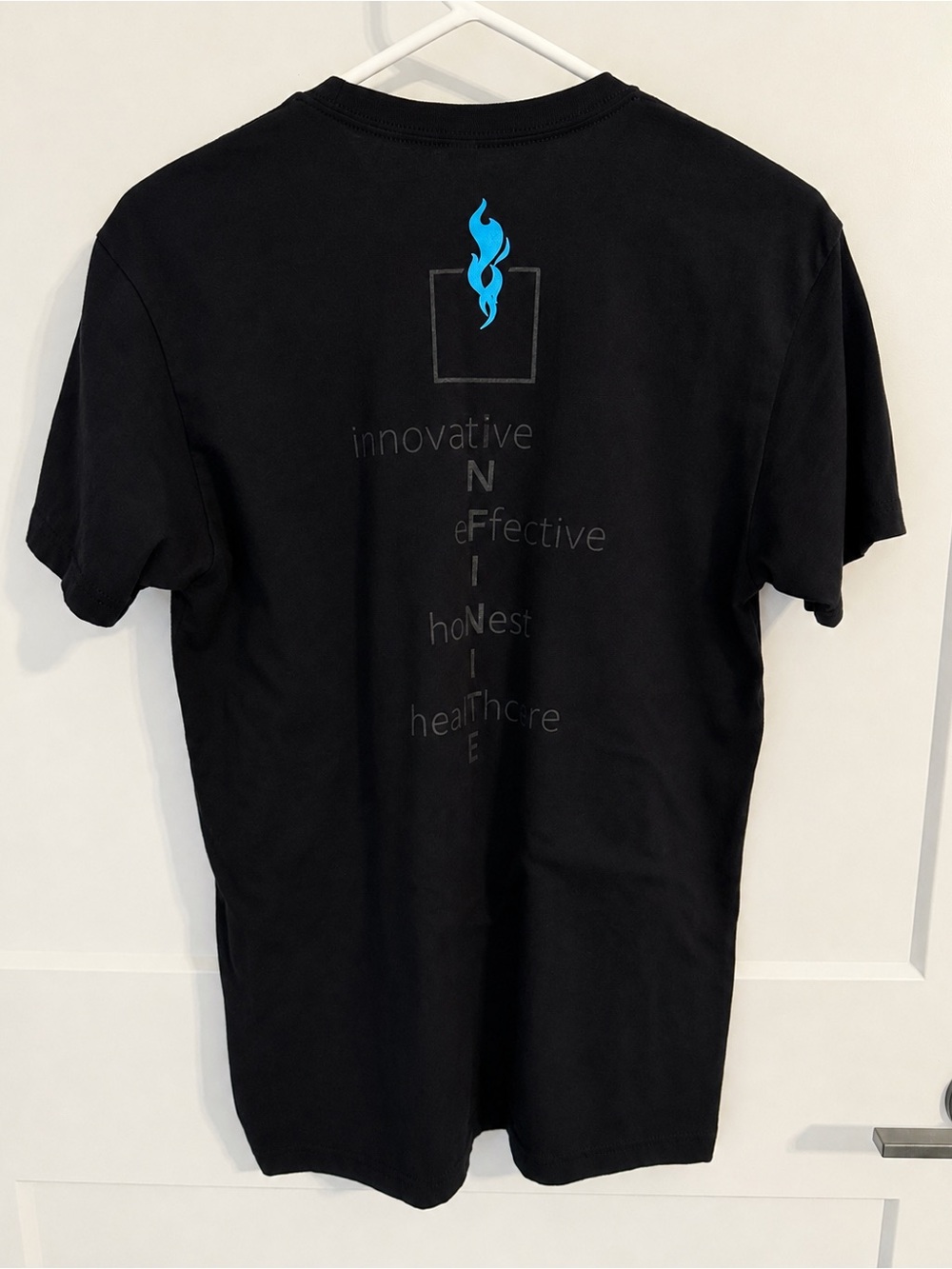 Next Level Apparel Beinfinite Healthcare Graphic Tee Black Unisex Shirt